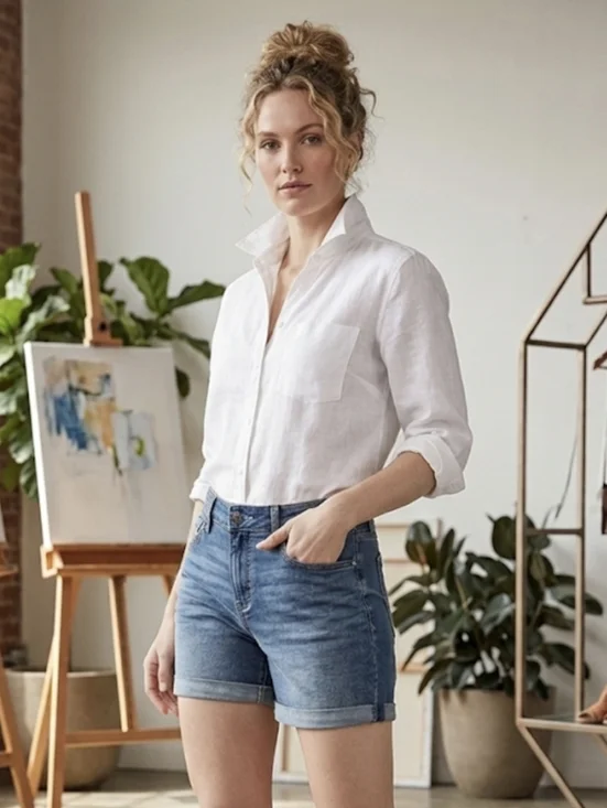 Signature by Levi Strauss Shorts Size 8 - W29 - Picture 1 of 11